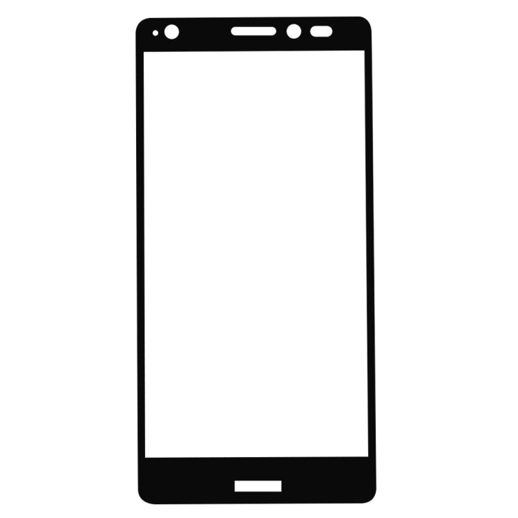 0.26mm 9H Surface Hardness Explosion-proof Colorized Silk-screen Tempered Glass Full Screen Film for Huawei Mate S