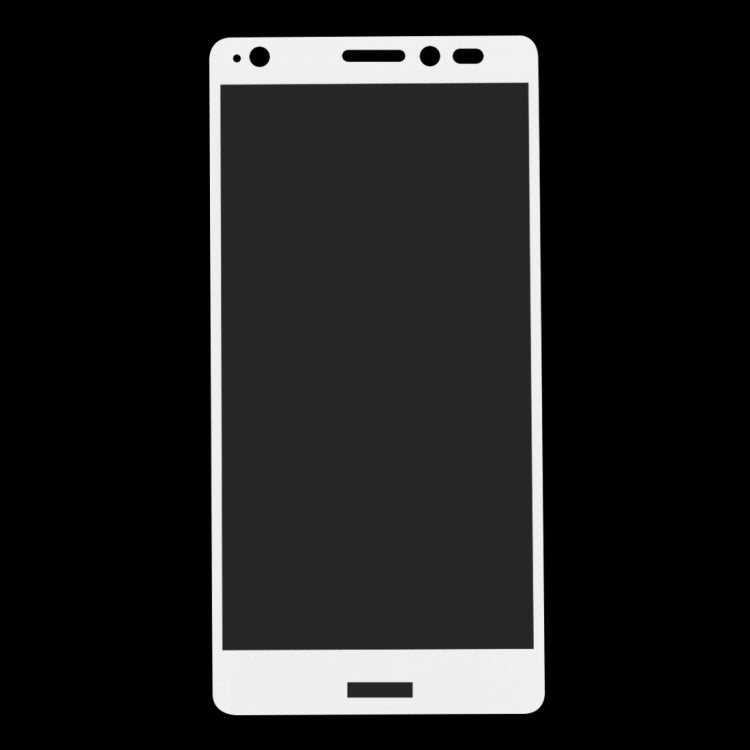 0.26mm 9H Surface Hardness Explosion-proof Colorized Silk-screen Tempered Glass Full Screen Film for Huawei Mate S