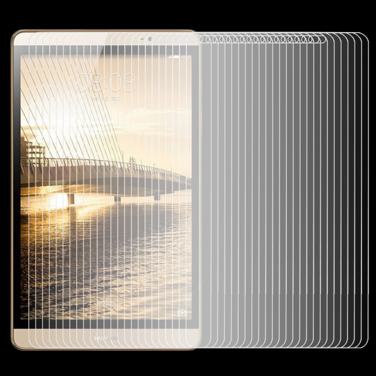 75 PCS 0.4mm 9H Surface Hardness Explosion-proof Tempered Glass Film for Huawei MediaPad M2 8.0