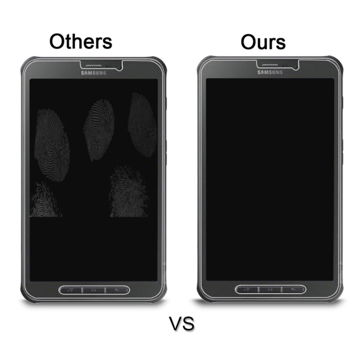 0.4mm 9H+ Surface Hardness 2.5D Explosion-proof Tempered Glass Film for Galaxy Tab Active / T360