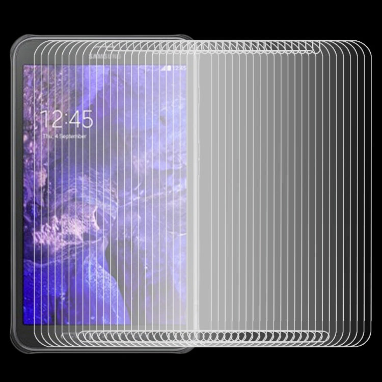 75 PCS 0.4mm 9H+ Surface Hardness 2.5D Explosion-proof Tempered Glass Film for Galaxy Tab Active / T360