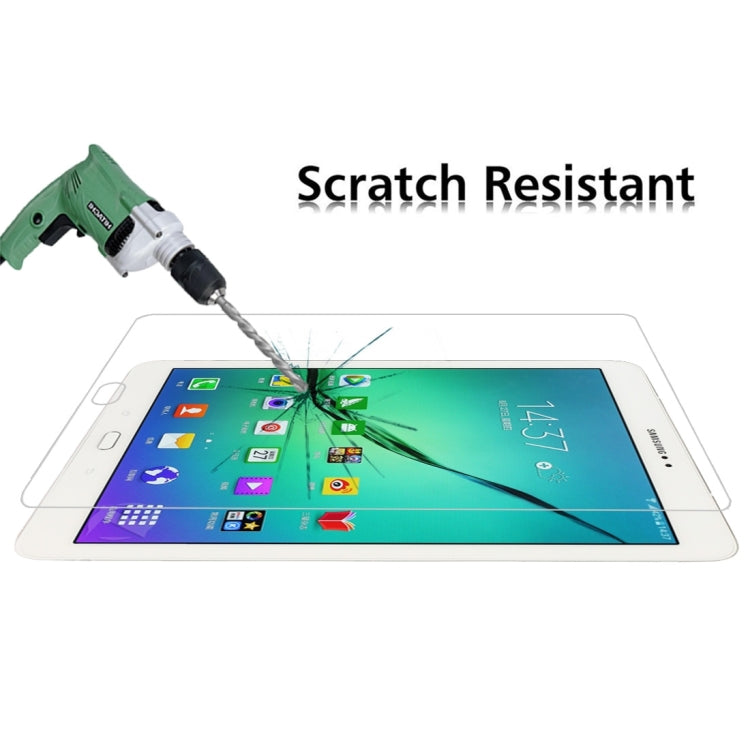 75 PCS 0.4mm 9H Surface Hardness Explosion-proof Tempered Glass Film for Galaxy Tab S2 9.7 / T810 / T815