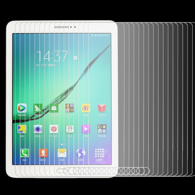 75 PCS 0.4mm 9H Surface Hardness Explosion-proof Tempered Glass Film for Galaxy Tab S2 9.7 / T810 / T815