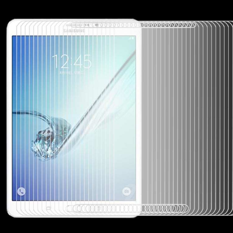 75 PCS 0.4mm 9H+ Surface Hardness 2.5D Explosion-proof Tempered Glass Film for Galaxy Tab S2 8.0 / T710 / T715