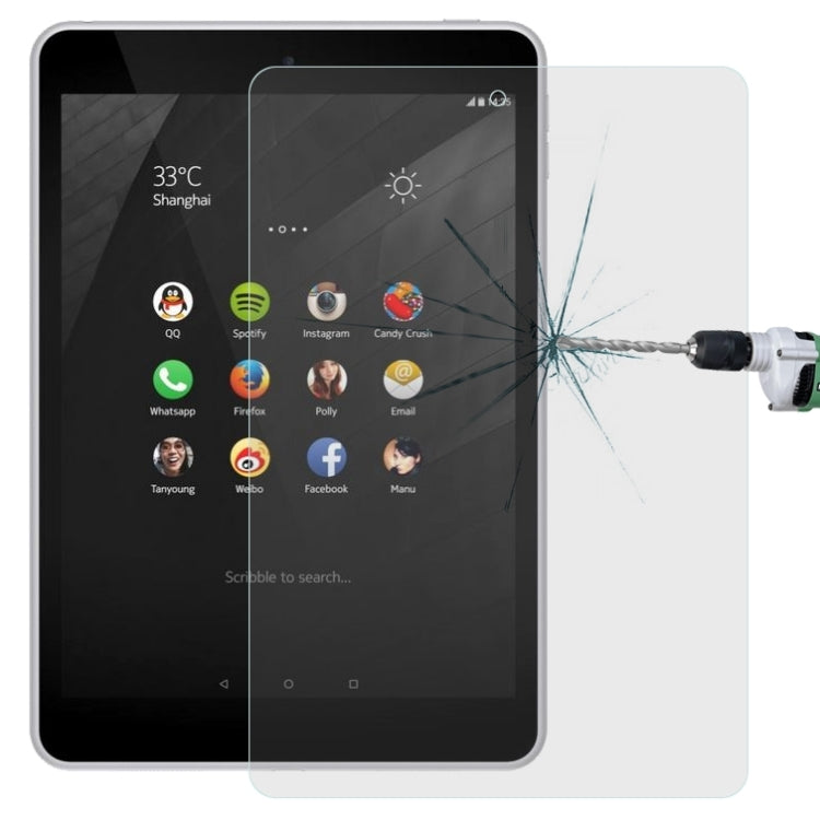 0.4mm 9H+ Surface Hardness 2.5D Explosion-proof Tempered Glass Film for Nokia N1