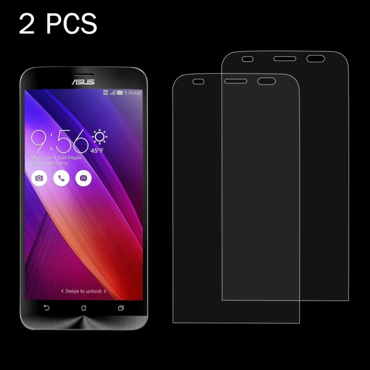 2 PCS for ASUS Zenfone 2 5.5inch ZE550ML / ZE551ML 0.26mm 9H Surface Hardness 2.5D Explosion-proof Tempered Glass Screen Film