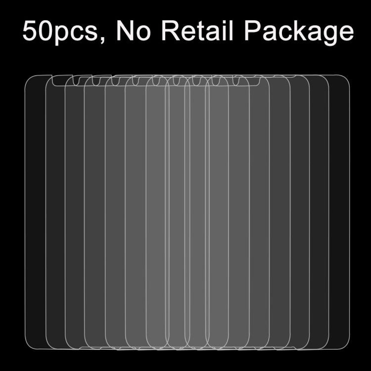 50 PCS for Sony Xperia E4 0.26mm 9H Surface Hardness 2.5D Explosion-proof Tempered Glass Film, No Retail Package