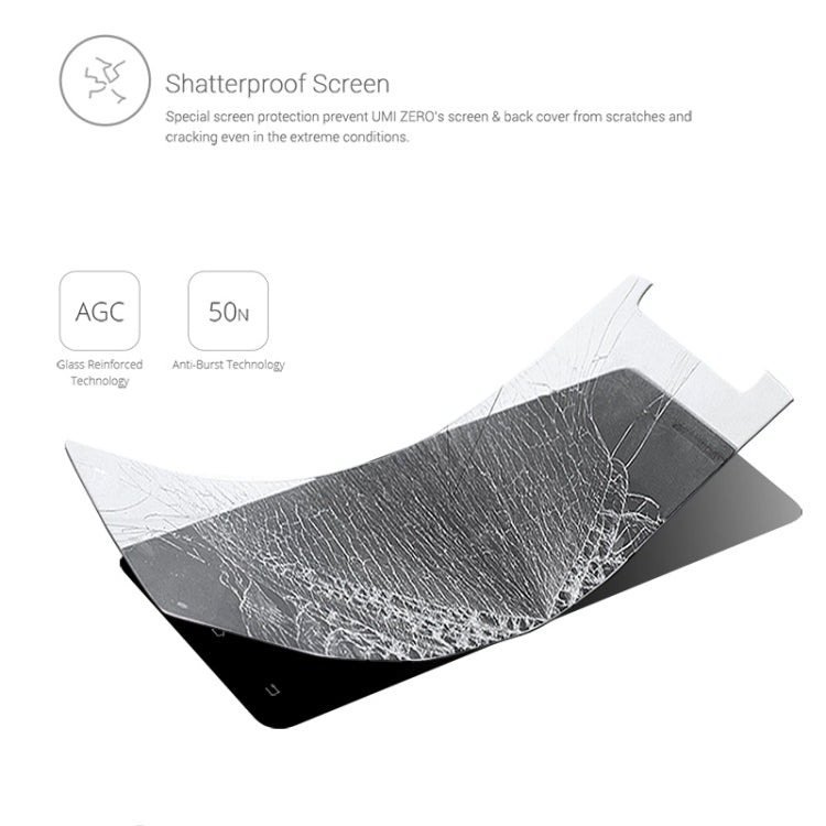0.3mm 9H Surface Hardness Explosion-proof Tempered Glass Screen Protector for UMI HAMMER