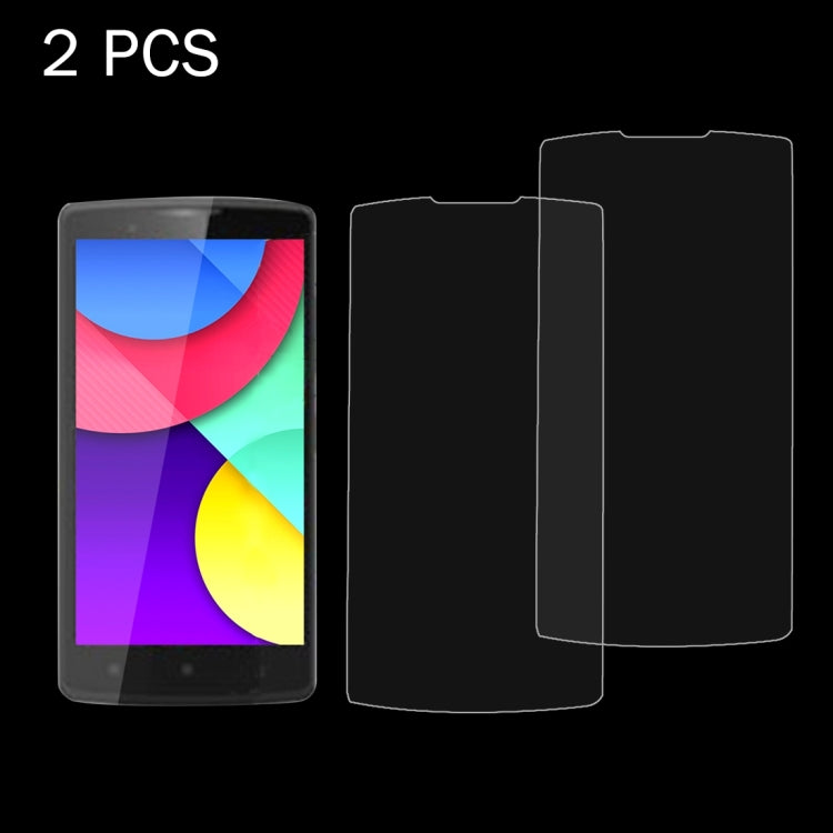 2 PCS for Lenovo A2010 0.26mm 9H Surface Hardness 2.5D Explosion-proof Tempered Glass Screen Film