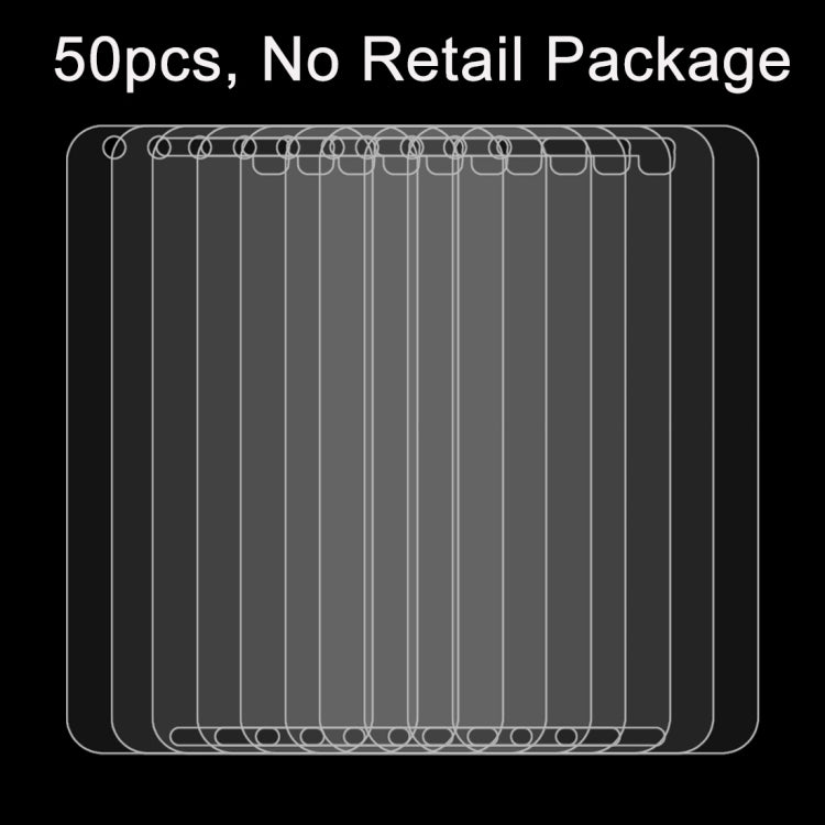 50 PCS for Google Nexus 6P 0.26mm 9H Surface Hardness 2.5D Explosion-proof Tempered Glass Film, No Retail Package