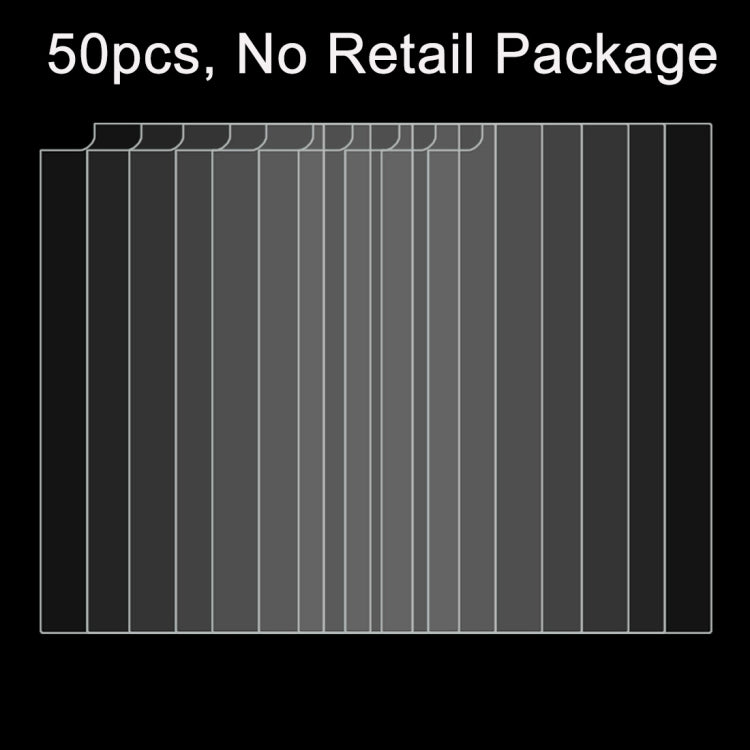 50 PCS for LG V10 0.26mm 9H Surface Hardness 2.5D Explosion-proof Tempered Glass Film, No Retail Package