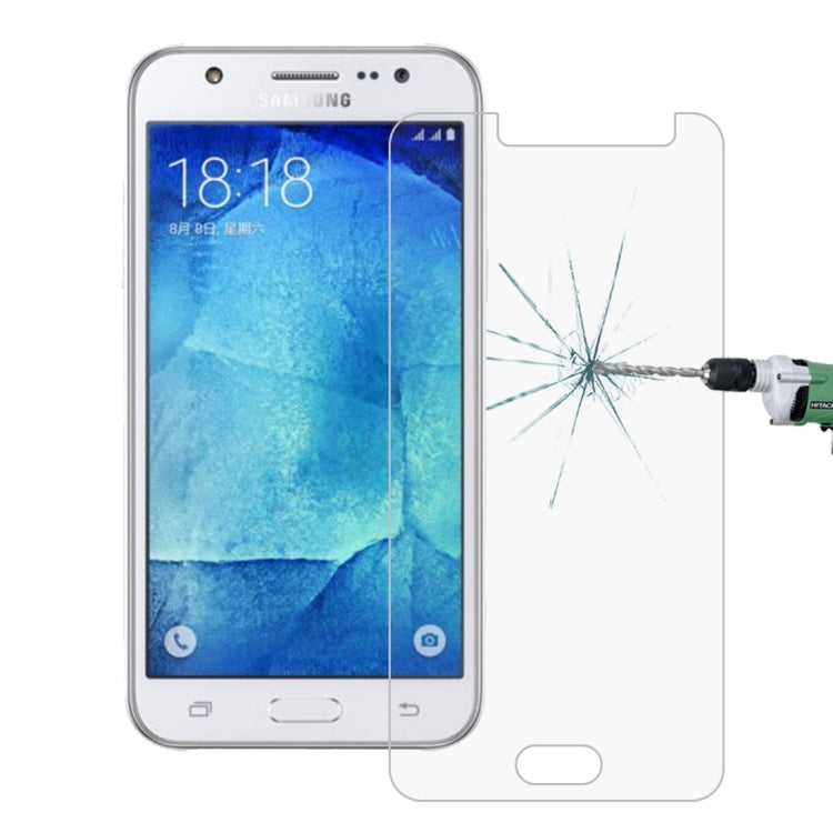 2PCS for Galaxy J5 / J500 0.26mm 9H+ Surface Hardness 2.5D Explosion-proof Tempered Glass Film