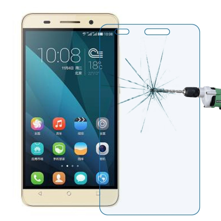 0.30mm 9H+ Surface Hardness 2.5D Explosion-proof Anti Blue-ray Tempered Glass Film for Huawei Honor 4X