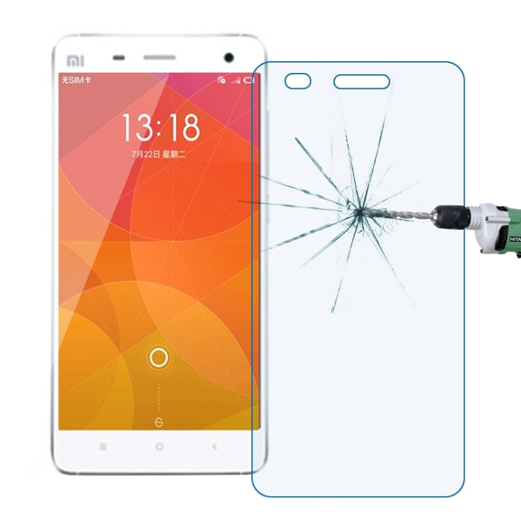 LOPURS 0.30mm 9H+ Surface Hardness 2.5D Explosion-proof Anti Blue-ray Tempered Glass Film for Xiaomi Mi 4