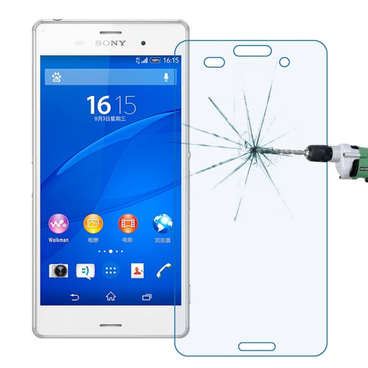 0.30mm 9H+ Surface Hardness 2.5D Explosion-proof Anti Blue-ray Tempered Glass Film for Sony Xperia Z3 / D6653
