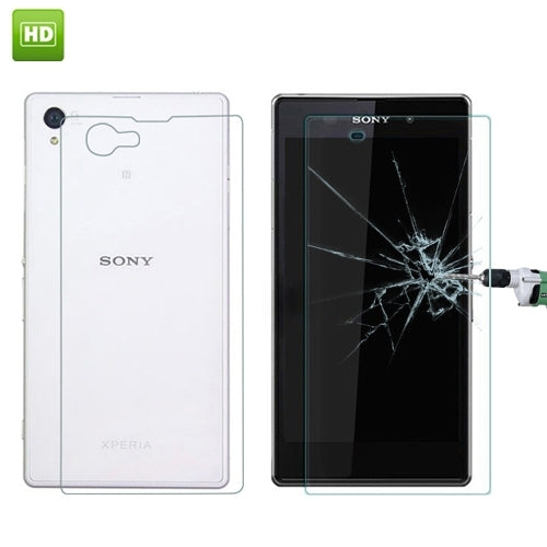 0.26mm 9H+ Surface Hardness Explosion-proof Front + Back Tempered Glass Film for Sony Xperia Z1 Compact / Z1 Mini