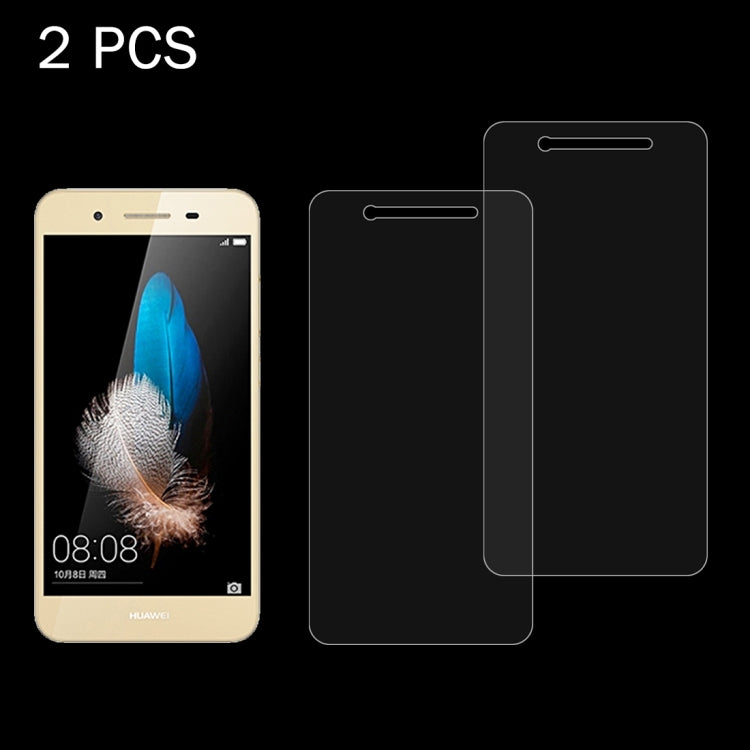 2 PCS for  Huawei Enjoy 5S 0.26mm 9H Surface Hardness 2.5D Explosion-proof Tempered Glass Screen Film