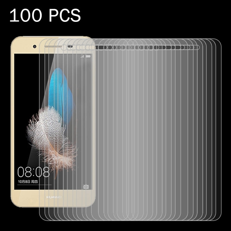 100 PCS for  Huawei Enjoy 5S 0.26mm 9H Surface Hardness 2.5D Explosion-proof Tempered Glass Screen Film