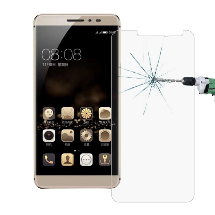 50 PCS for  Coolpad Fengshang Max A8-930 0.26mm 9H Surface Hardness 2.5D Explosion-proof Tempered Glass Film, No Retail Package