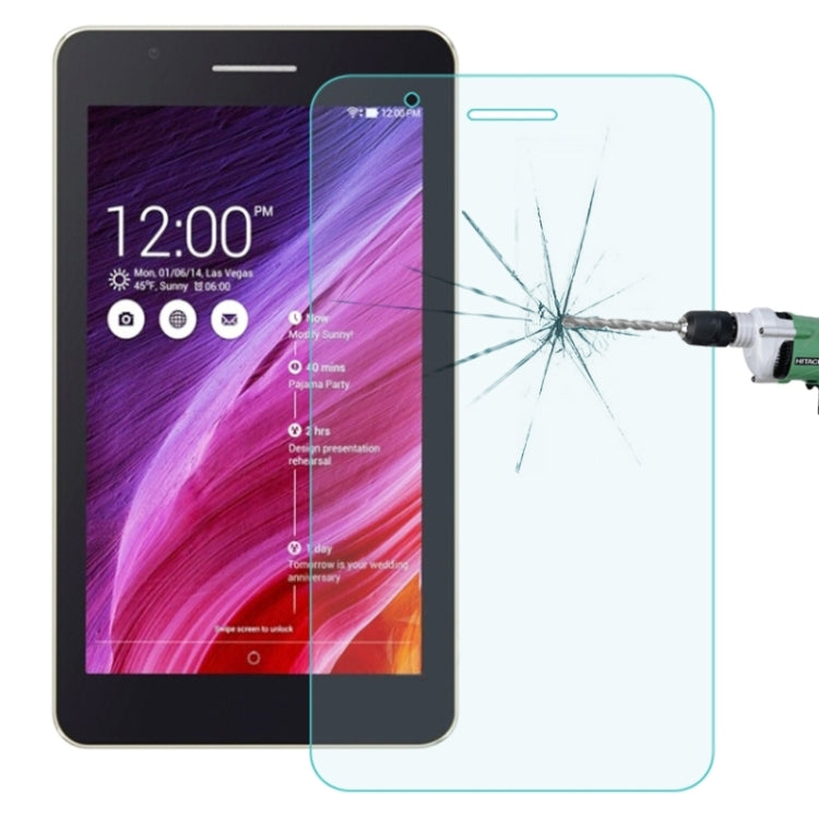 0.4mm 9H+ Surface Hardness 2.5D Explosion-proof Tempered Glass Film for ASUS Fonepad 7 / FE171MG