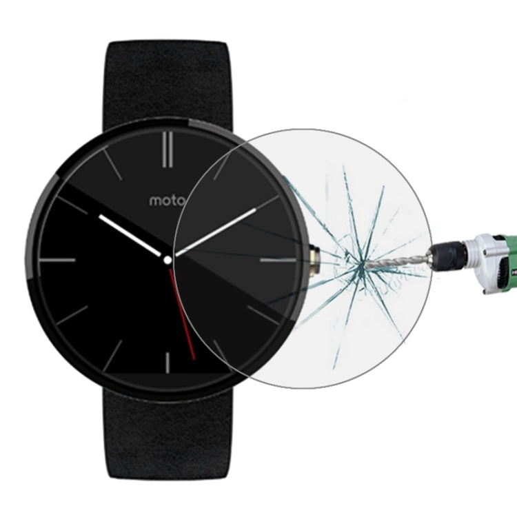 Motorola Moto 360 46mm 0.26mm 9H+ Surface Hardness Explosion-proof Tempered Glass Screen Film