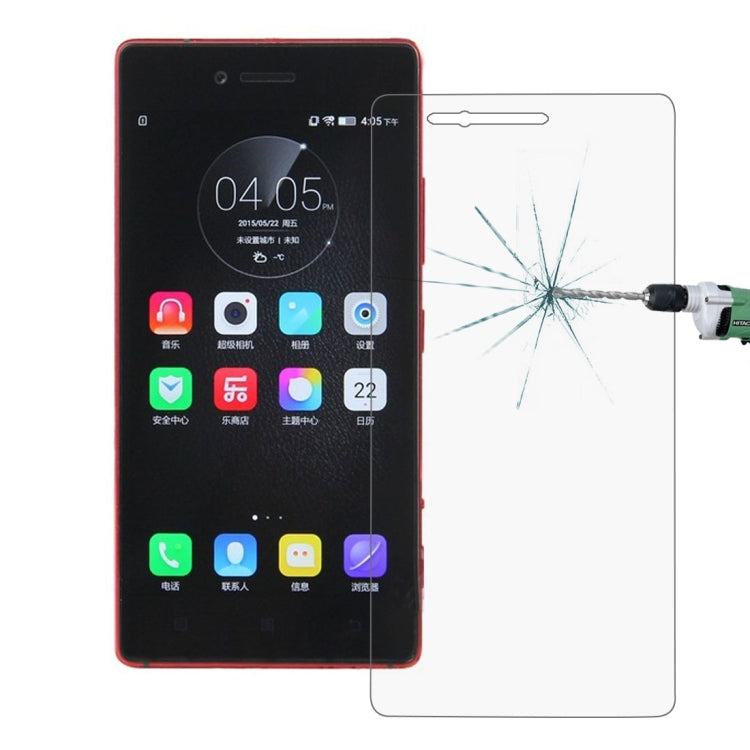 50 PCS for Lenovo Vibe Shot 0.26mm 9H Surface Hardness 2.5D Explosion-proof Tempered Glass Film, No Retail Package
