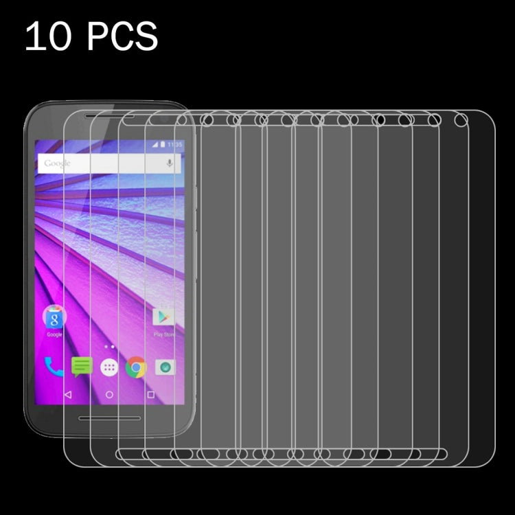 10 PCS for Motorola Moto G (3rd gen) 0.26mm 9H+ Surface Hardness 2.5D Explosion-proof Tempered Glass Film