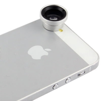 Mobile Phone Camera 0.67X Wide-Angle & Macro Lens, For iPhone, Samsung, HTC, LG, Sony, Huawei, Lenovo, Xiaomi and other Smartphones(Silver)