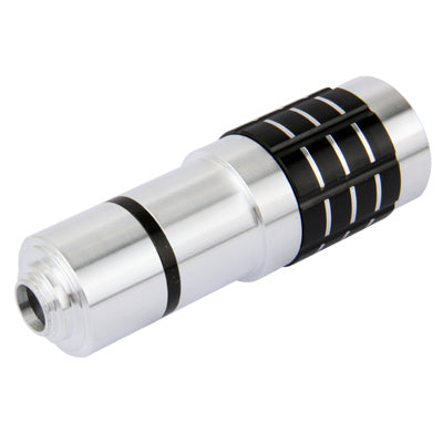 12X Optical Zoom Mobile Phone Telescope Circumscribing Lens with Tripod + Plastic Case for HTC One / M7