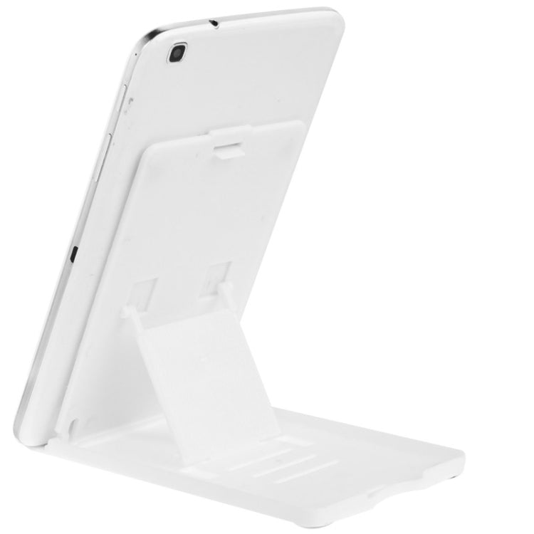 Universal Foldable Tablet Holder with Adjustable Angle Viewing, White (160 Degrees)(White)