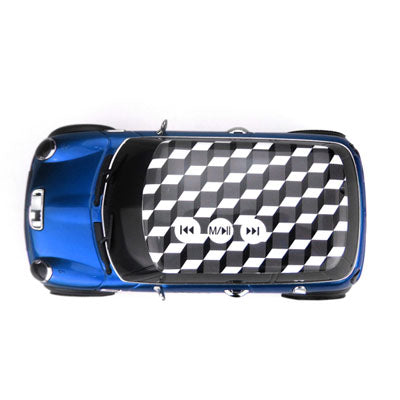 Music Car Style Mini Portalbe MP3 Bass Speaker Support Micro SD / TF Card & USB & FM