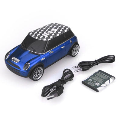Music Car Style Mini Portalbe MP3 Bass Speaker Support Micro SD / TF Card & USB & FM