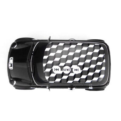 Music Car Style Mini Portalbe MP3 Bass Speaker Support Micro SD / TF Card & USB & FM