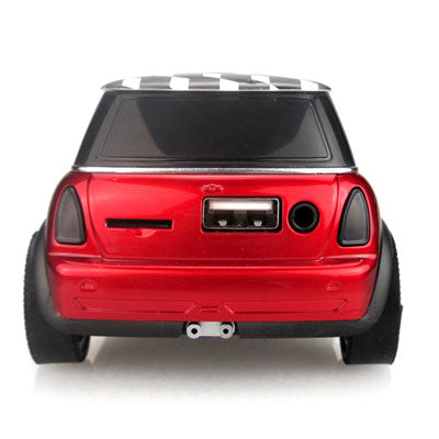 Music Car Style Mini Portalbe MP3 Bass Speaker Support Micro SD / TF Card & USB & FM