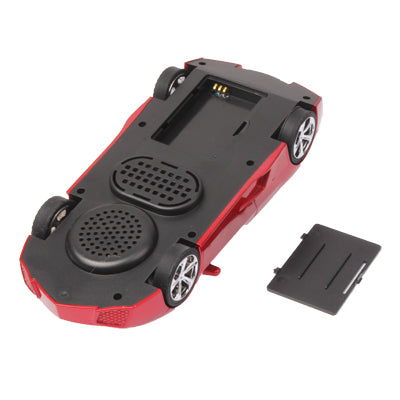 Mini Music Roadster LCD Screen Display Speaker, Support FM Radio / TF Card & U Disk Reader, Built in Removable Rechargeable Battery