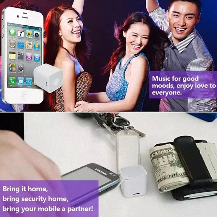 Portable Anti-lost Safety Alarm with Bluetooth Speaker, For iPhone, Galaxy, Huawei, Xiaomi, LG, HTC and Other Smart Phones