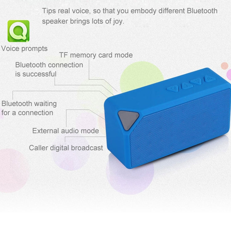 Portable Bluetooth Speaker, Supporting TF Card / AUX / FM