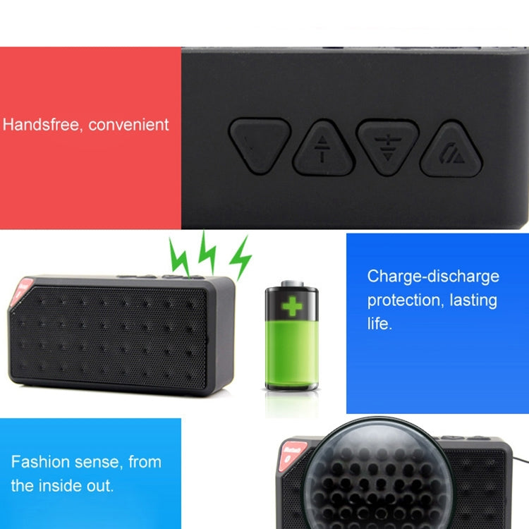 Portable Bluetooth Speaker, Supporting TF Card / AUX / FM