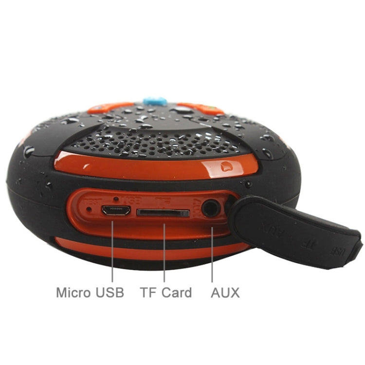 YM-893 Portable Mini Waterproof Sports Stereo Bluetooth Speaker for iPhone / iPod / Samsung / HTC / Nokia / BlackBerry Phones, Support TF Card, Life Waterproof
