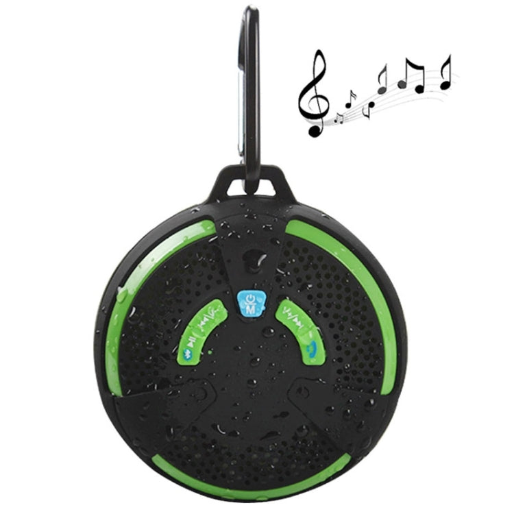 YM-893 Portable Mini Waterproof Sports Stereo Bluetooth Speaker for iPhone / iPod / Samsung / HTC / Nokia / BlackBerry Phones, Support TF Card, Life Waterproof