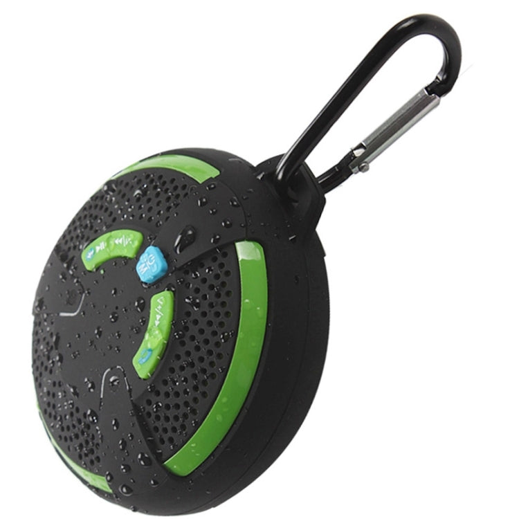 YM-893 Portable Mini Waterproof Sports Stereo Bluetooth Speaker for iPhone / iPod / Samsung / HTC / Nokia / BlackBerry Phones, Support TF Card, Life Waterproof