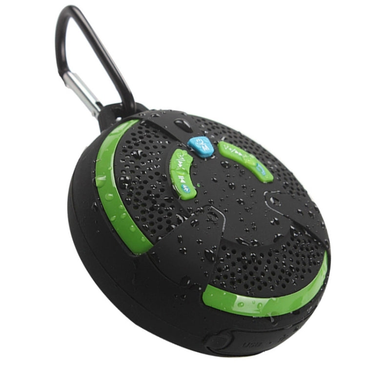 YM-893 Portable Mini Waterproof Sports Stereo Bluetooth Speaker for iPhone / iPod / Samsung / HTC / Nokia / BlackBerry Phones, Support TF Card, Life Waterproof