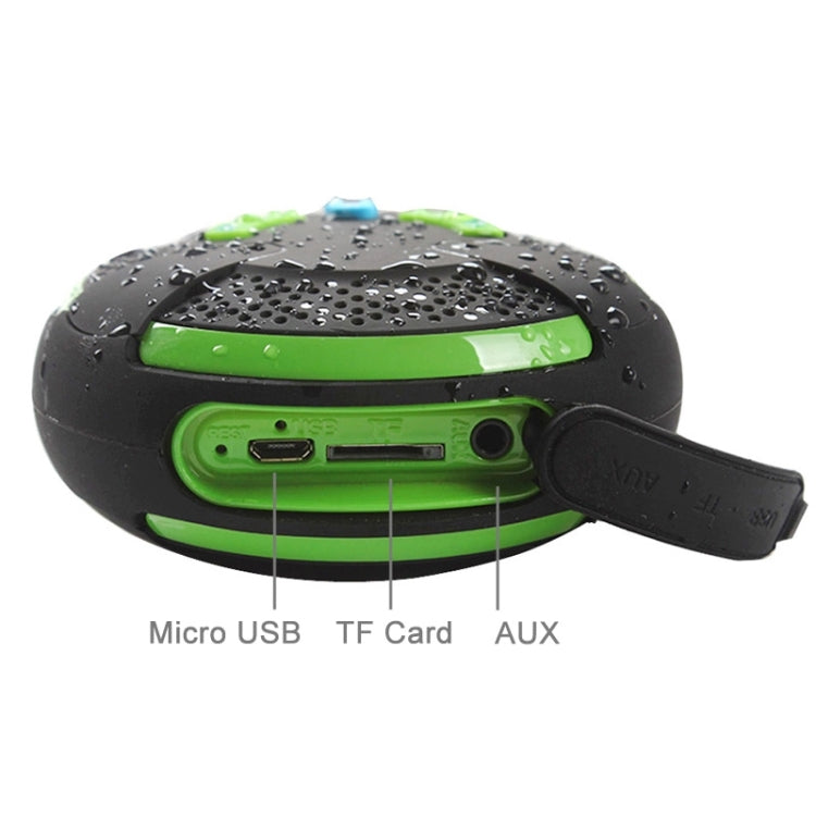 YM-893 Portable Mini Waterproof Sports Stereo Bluetooth Speaker for iPhone / iPod / Samsung / HTC / Nokia / BlackBerry Phones, Support TF Card, Life Waterproof