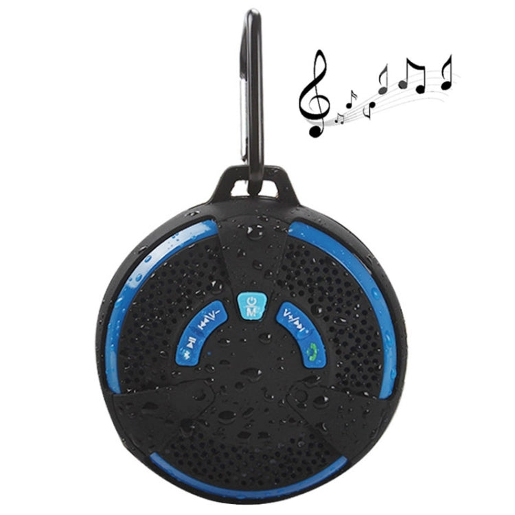 YM-893 Portable Mini Waterproof Sports Stereo Bluetooth Speaker for iPhone / iPod / Samsung / HTC / Nokia / BlackBerry Phones, Support TF Card, Life Waterproof