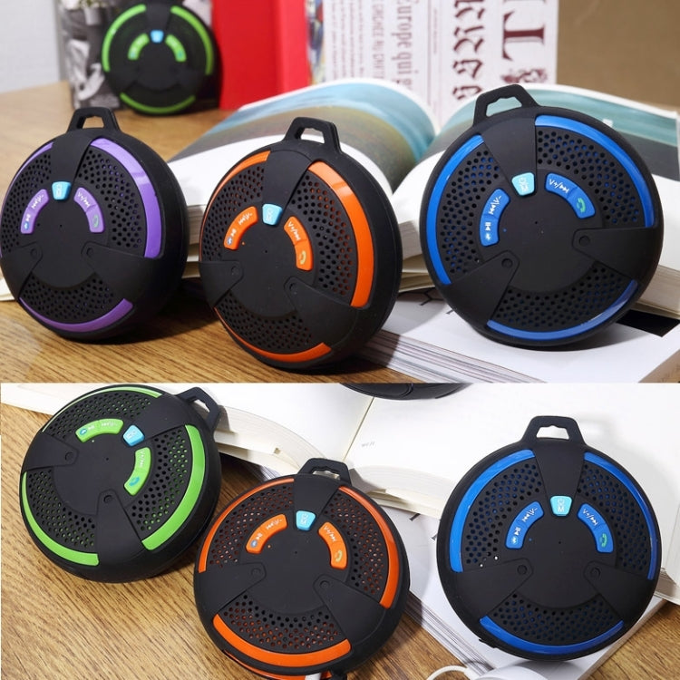 YM-893 Portable Mini Waterproof Sports Stereo Bluetooth Speaker for iPhone / iPod / Samsung / HTC / Nokia / BlackBerry Phones, Support TF Card, Life Waterproof