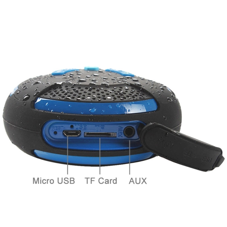 YM-893 Portable Mini Waterproof Sports Stereo Bluetooth Speaker for iPhone / iPod / Samsung / HTC / Nokia / BlackBerry Phones, Support TF Card, Life Waterproof