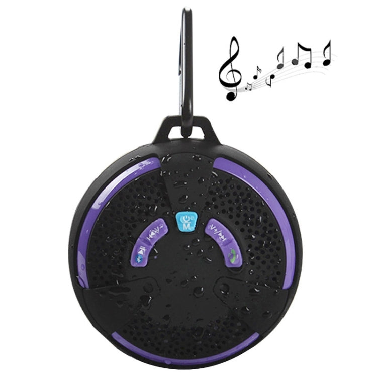 YM-893 Portable Mini Waterproof Sports Stereo Bluetooth Speaker for iPhone / iPod / Samsung / HTC / Nokia / BlackBerry Phones, Support TF Card, Life Waterproof