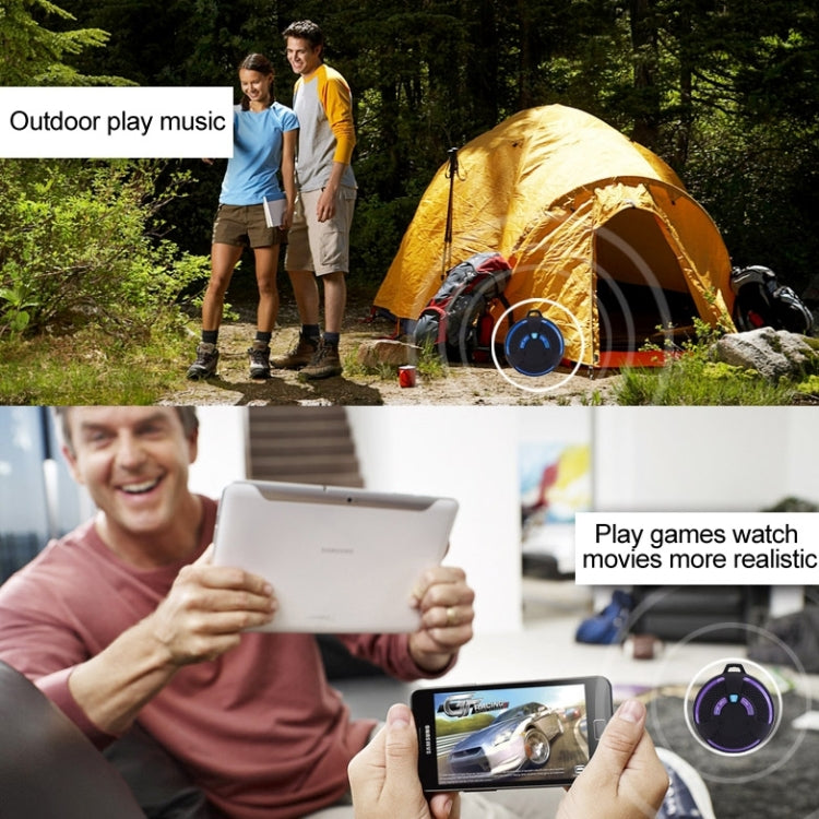 YM-893 Portable Mini Waterproof Sports Stereo Bluetooth Speaker for iPhone / iPod / Samsung / HTC / Nokia / BlackBerry Phones, Support TF Card, Life Waterproof