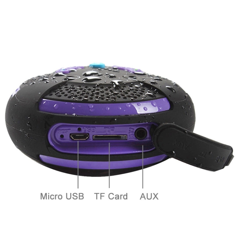 YM-893 Portable Mini Waterproof Sports Stereo Bluetooth Speaker for iPhone / iPod / Samsung / HTC / Nokia / BlackBerry Phones, Support TF Card, Life Waterproof