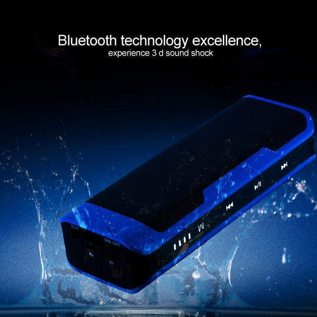 J6 2 in 1 Portable Multi-function Stereo Bluetooth Speaker with 4000mAh Power Bank , For iPhone / Android Phones & PC & iPod & MP3 / MP4, Support FM Radio / TF Card